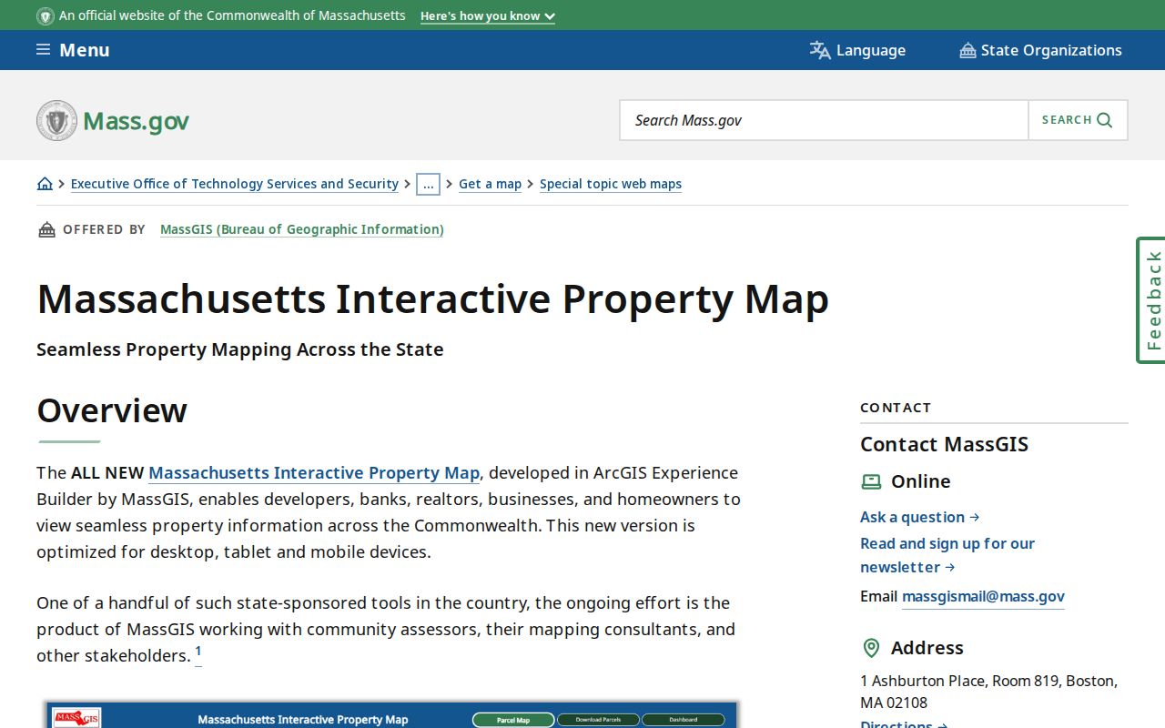 Wareham residents directory parcel tools in the Massachusetts Interactive Property Map