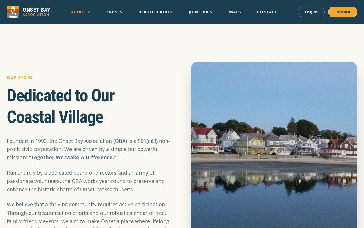 Wareham neighbors Onset Bay Association civic events and community contact page